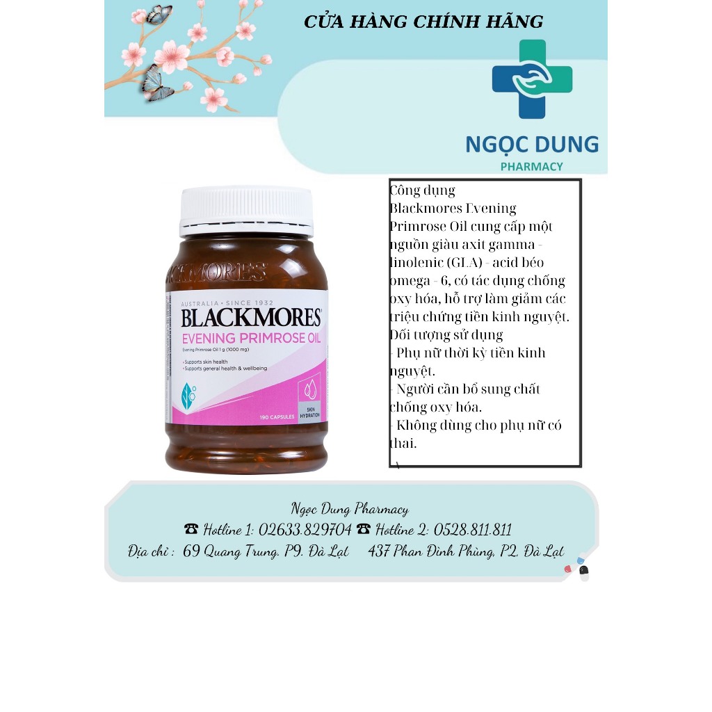 Blackmores Evening Primrose Oil (190 Capsules) Shopee Malaysia