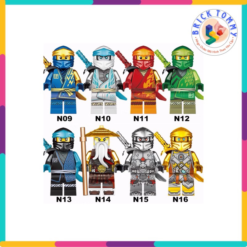 Ninjago Combo 8 Ninjago EVO Character Assembly Model | Shopee Malaysia