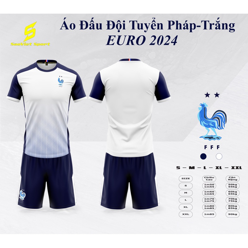 Euro 2024 White French Soccer Shirt With Cool And Smooth T Shirt   Vn 11134207 7r98o Lmbfiu2hx8m7ad