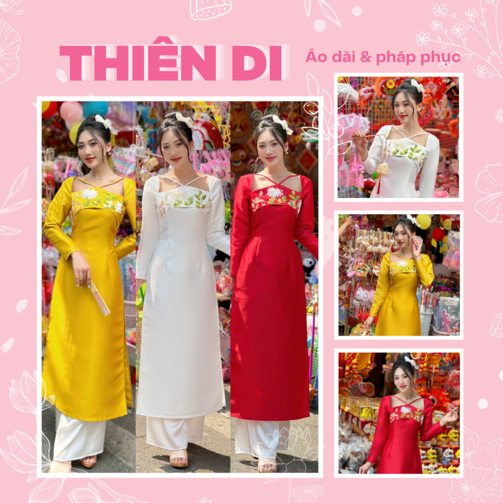 New2024 - Innovative Female Ao Dai, Innovative Style, tafta Ao Dai ...