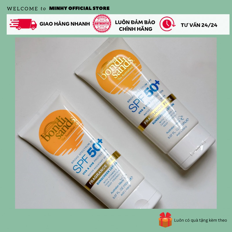Bondi Sands Australian Sunscreen SPF50+ For Both face And body 150ml