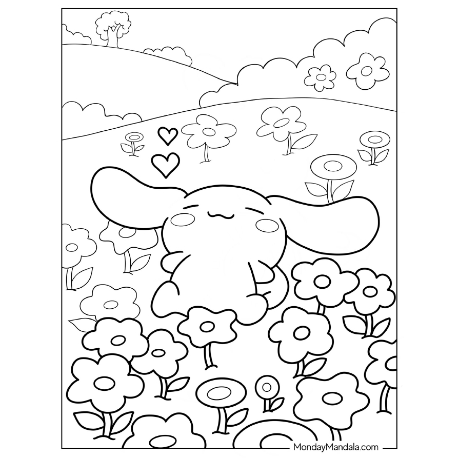 Cinnamoroll coloring set - A5 size, beautiful smooth hard paper ...