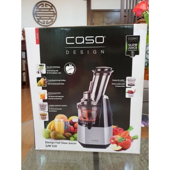 Caso SJW550 Slow Press Machine, Juicer (Germany Imported) Shopee Malaysia