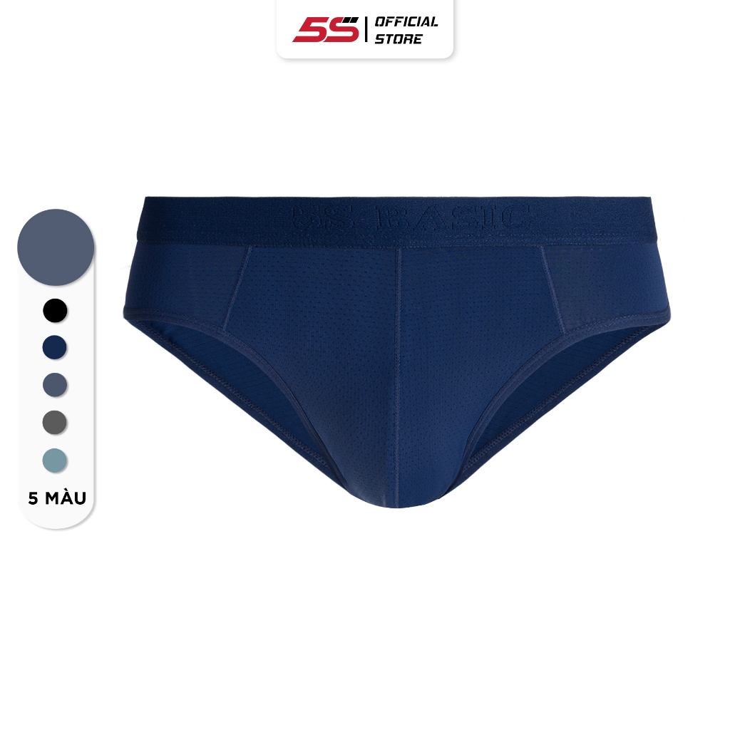 Men's Boxer 5S Briefs, Extremely Cool, Smooth Material, Punched Design,  Well-Ventilated, Absorbent