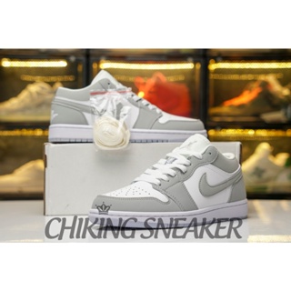 Sneakersnstuff x Nike Air Jordan 1 Mid SNS 10 Wolf Grey Gym Red White  CT3443-100