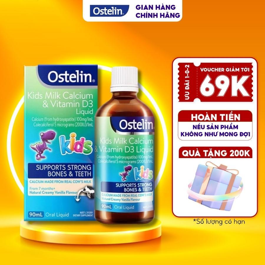 Ostelin Supplements Calcium For Babies And Vitamin D3 Kids Milk Calcium