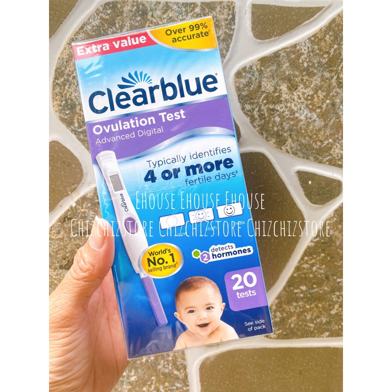 Box Of 20 Clearblue Australian Ovulation Test Strips Quickly Effective Up To 99 Advanced