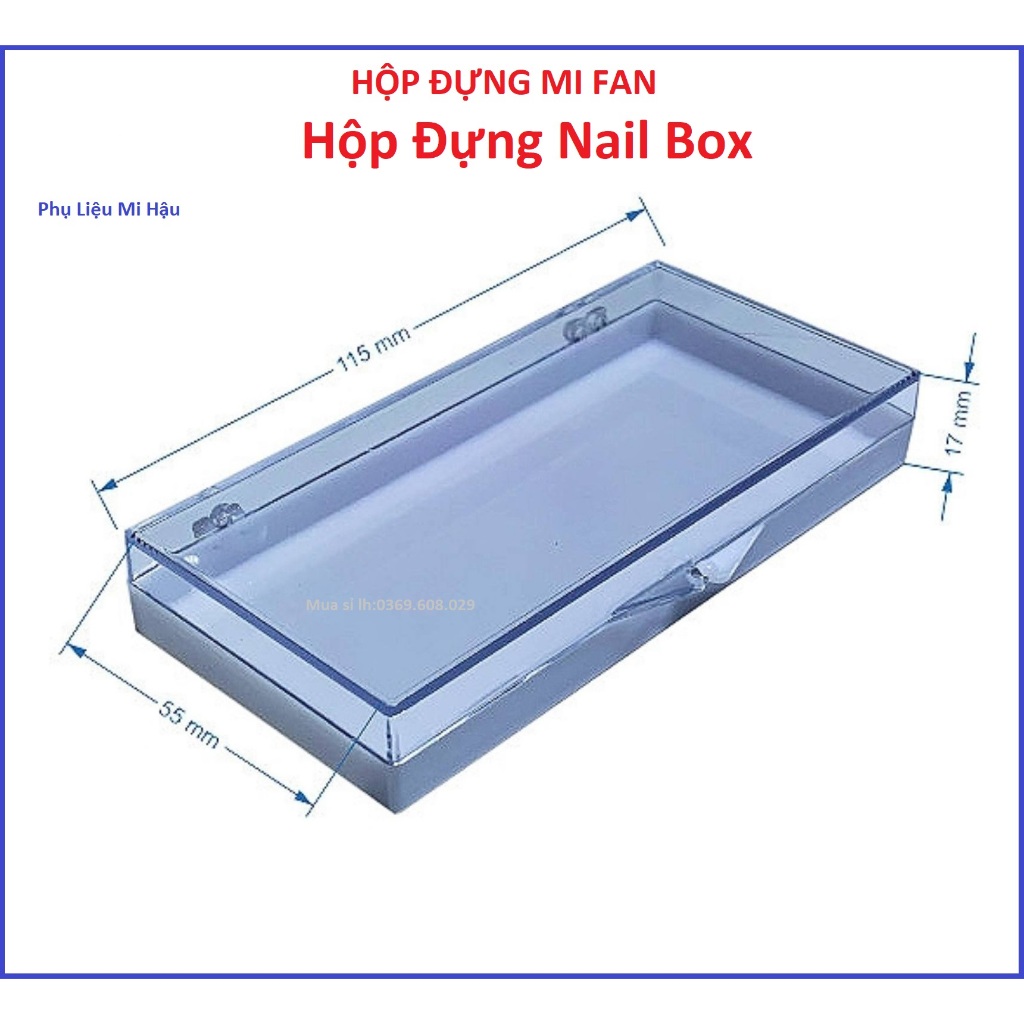 Nail Box, Fan Mi, Nail Box Rectangular Box _ Artificial Nail Box, Nail