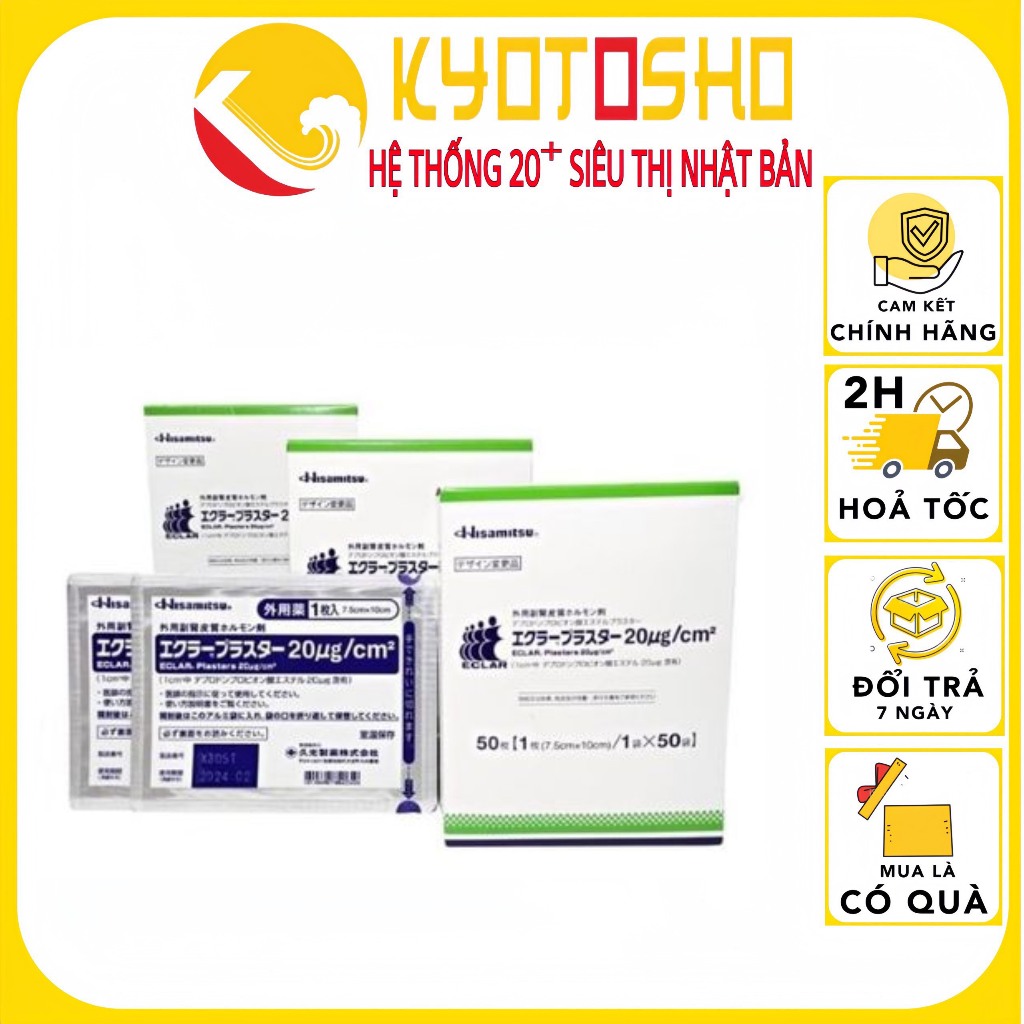 Eclar Plaster Scar Keloid Patch Hisamitsu Japan Shopee Malaysia