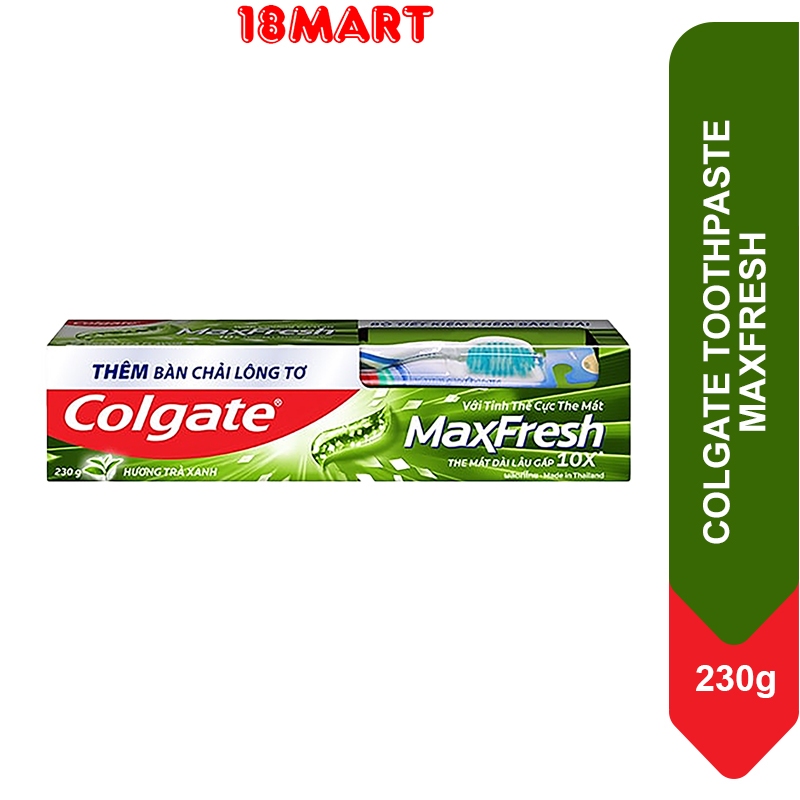 Colgate Max Fresh Ultra Cool Crystal Green Tea Toothpaste 225g / 230g ...