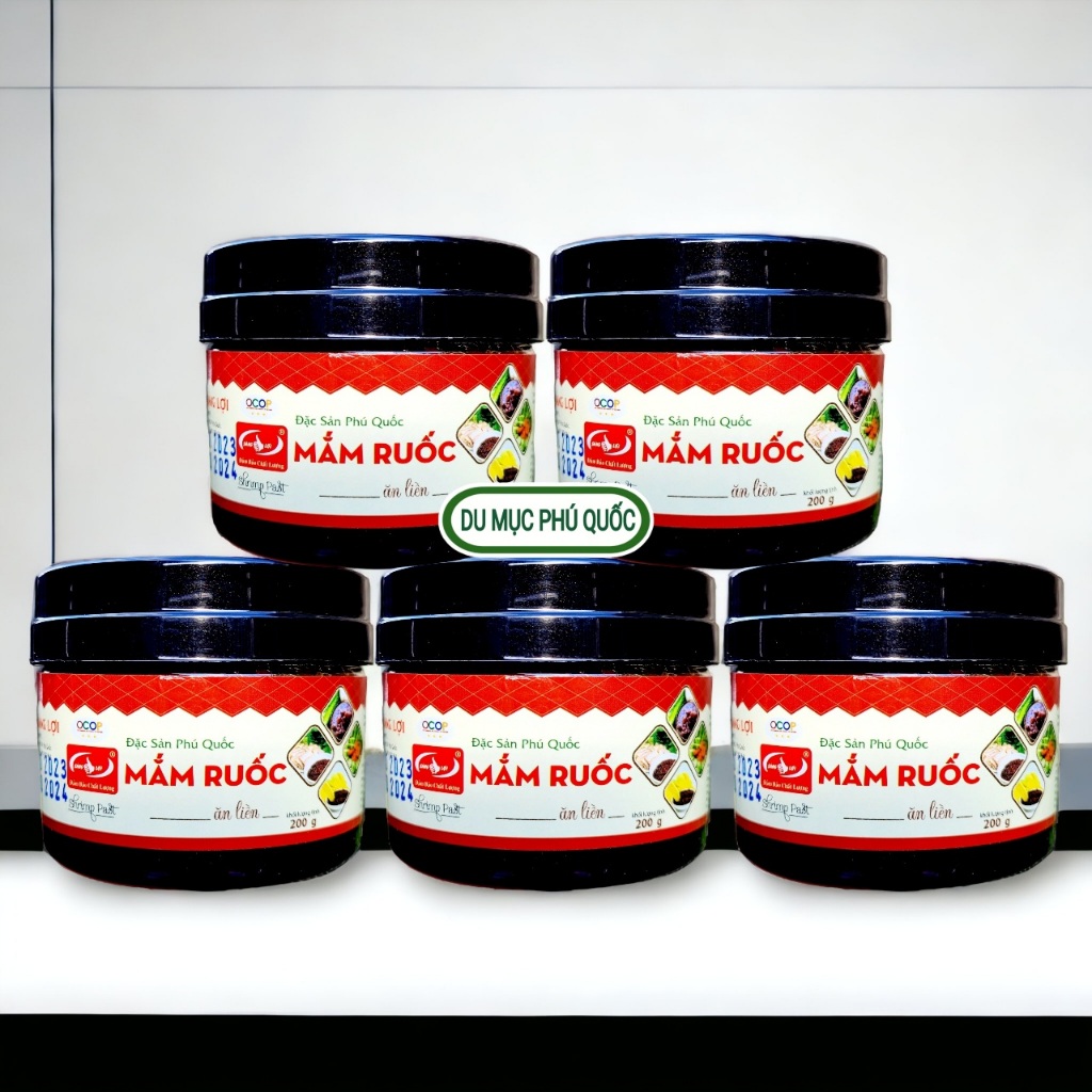 5 Phu Quoc Instant Ruoc Fish Sauce Jars (Type 200g) Shopee Malaysia