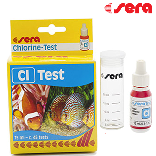 Chlorine measuring kit, Code: Test Cl Sera, brand Sera, used to measure ...