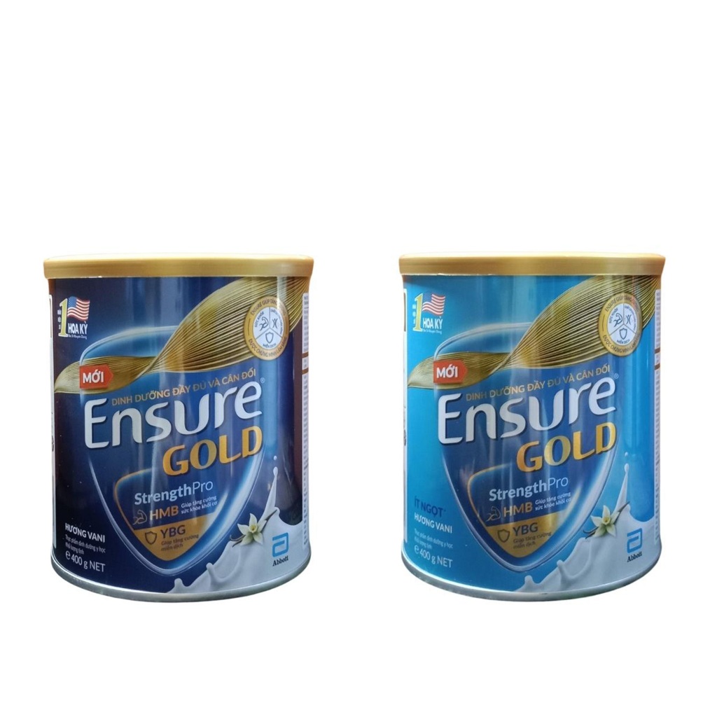 Ensure Gold Vanilla Flavor Milk Powder Vanilla Less Sweet 400g Shopee Malaysia