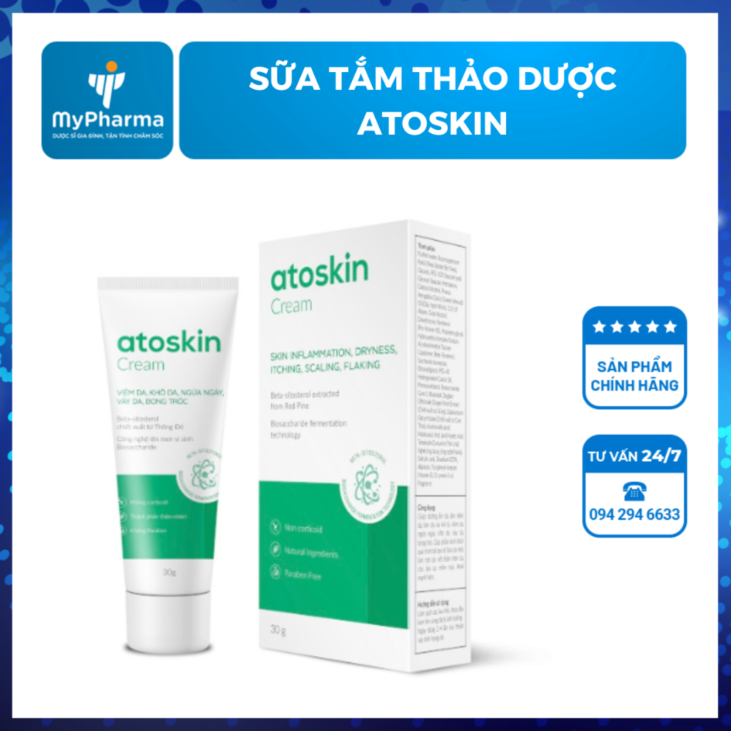 Atoskin Lotion Atopic Dermatitis Cream Shopee Malaysia