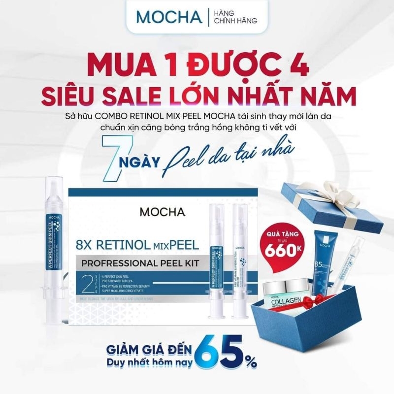 Retinol Mix Peel MOCHA Biological Skin Regeneration | Shopee Malaysia