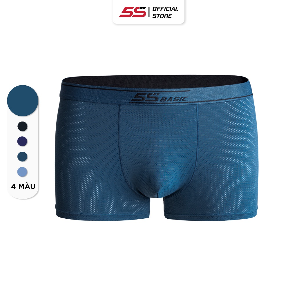 Men's Boxer 5S Briefs, Extremely Cool, Smooth Material, Punched Design,  Well-Ventilated, Absorbent