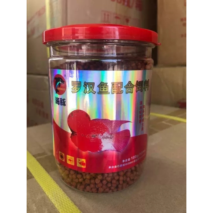 Arhat fish bran 180gr, food to color the head for arhat fish | Shopee ...