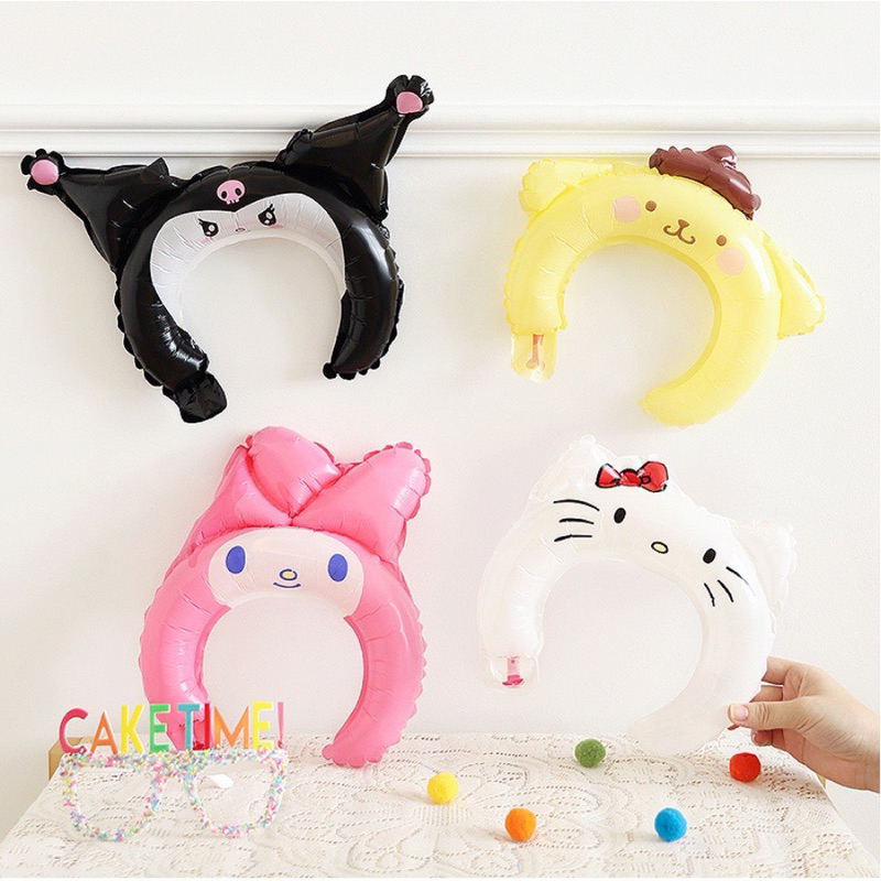 Sanrio Birthday Hair Balloon Mane, Hello Kitty Bubble Mane, My Melody ...