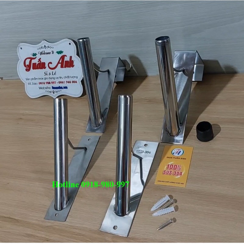 Stainless Steel Flag Bracket For Wall Mounted, bass Mounted, Stainless