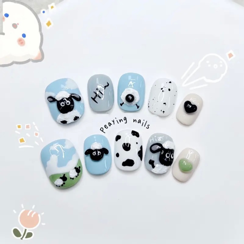 Nailbox Korean Face Down Nail Design | Shopee Malaysia