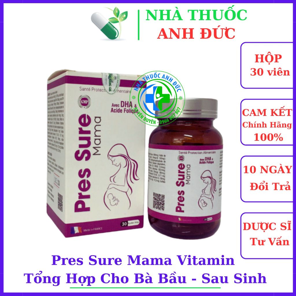 Pres Sure Mama Multivitamin and Minerals oral tablet Essential for