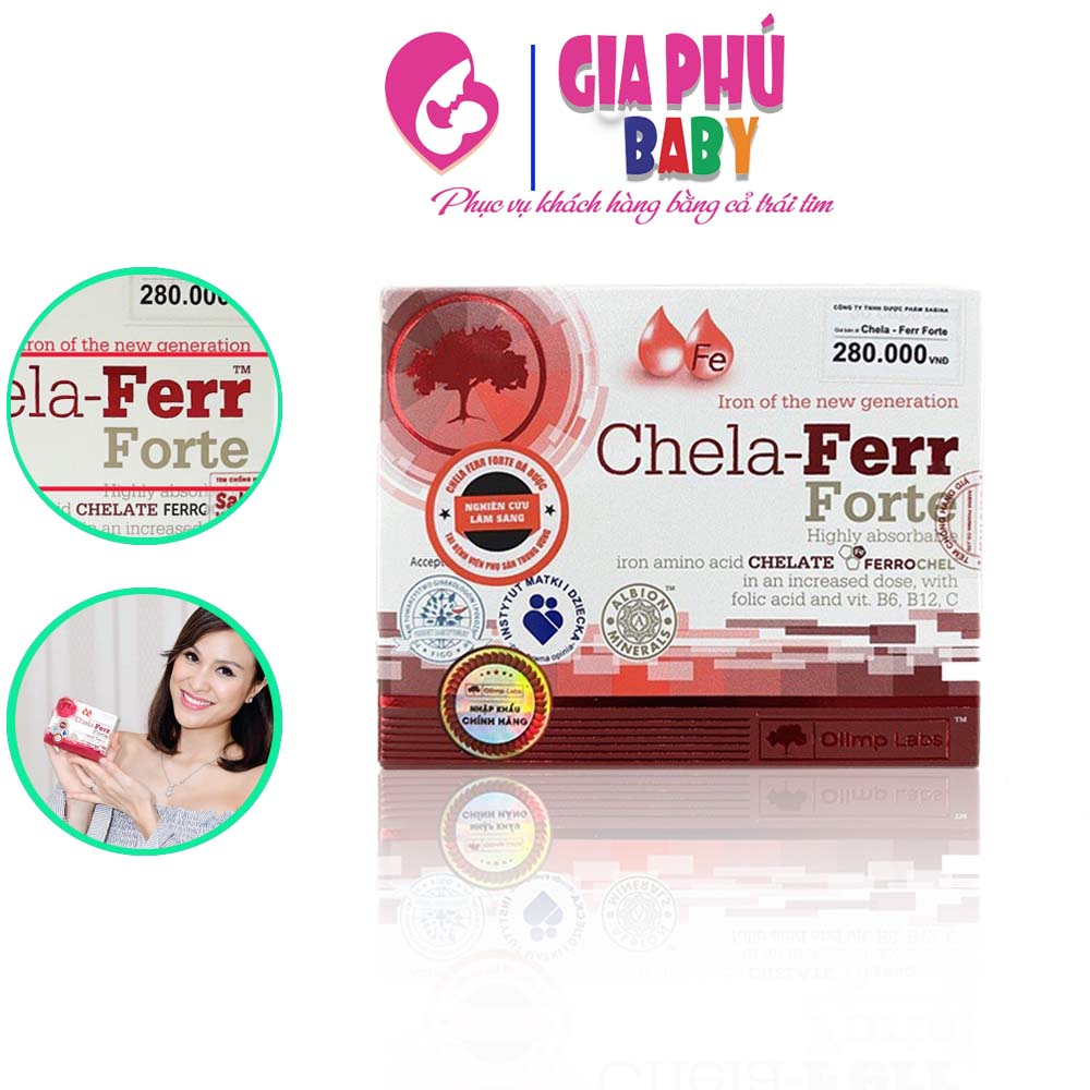 Iron Chela-Ferr Forte (Olimp Labs) - Iron Tablets for Pregnant women to ...