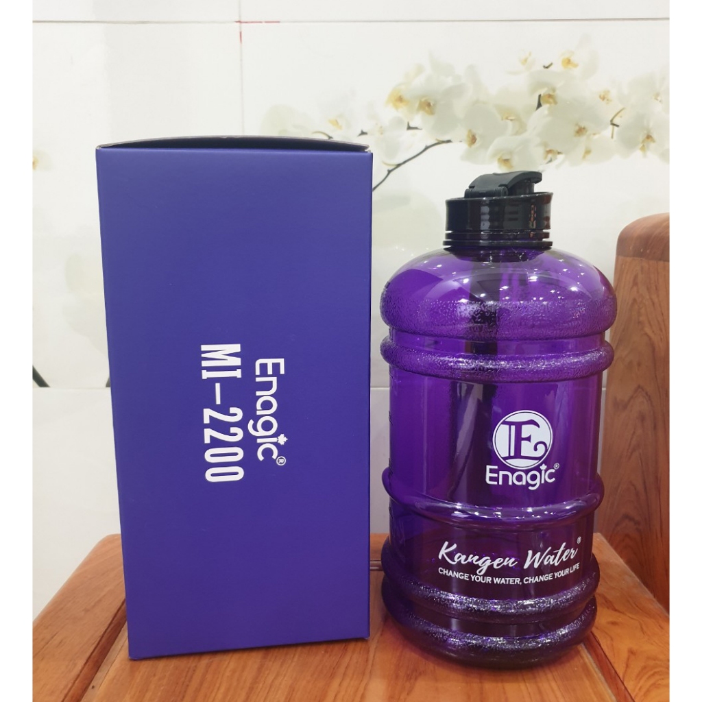 2 Liter Bottle of Enagic Alkaline Ionized Water to Keep Hydrogen ...