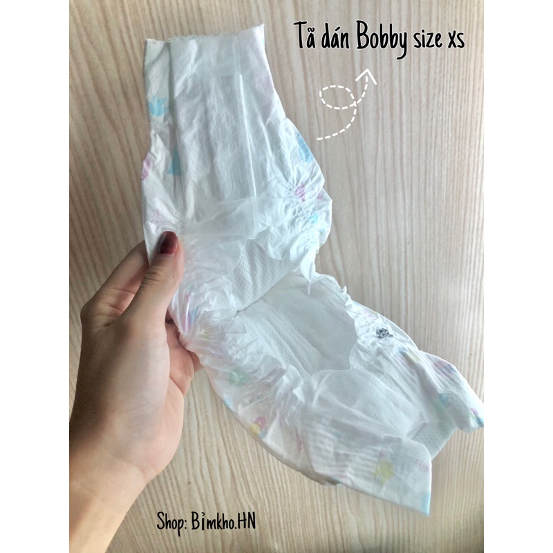 [Separate 5 Pieces] Bobby XS Diapers 3mm soft cotton Compressed Core