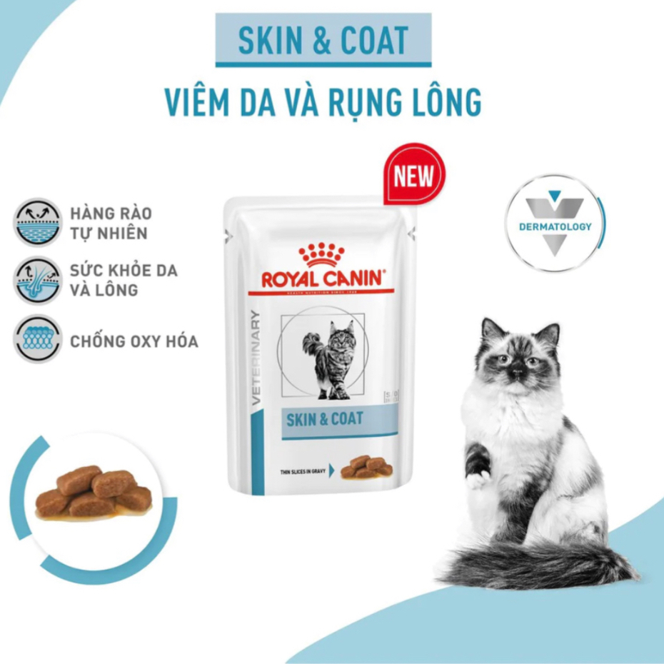 Pate royal canin skin and coat For Cats Specializes In Supporting