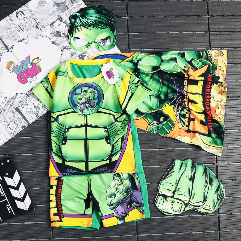 Hulk Costume Kids Green Collection