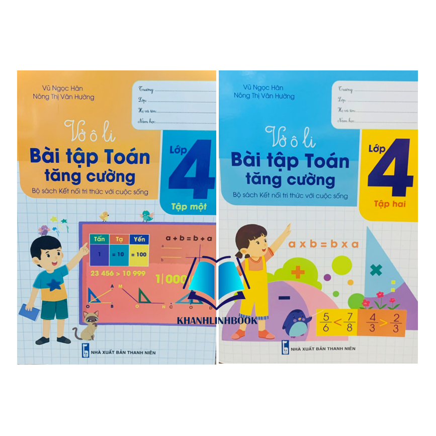 Book - Combo Notebook Intensive Math Exercises grade 4 - volume 1 + 2 ...