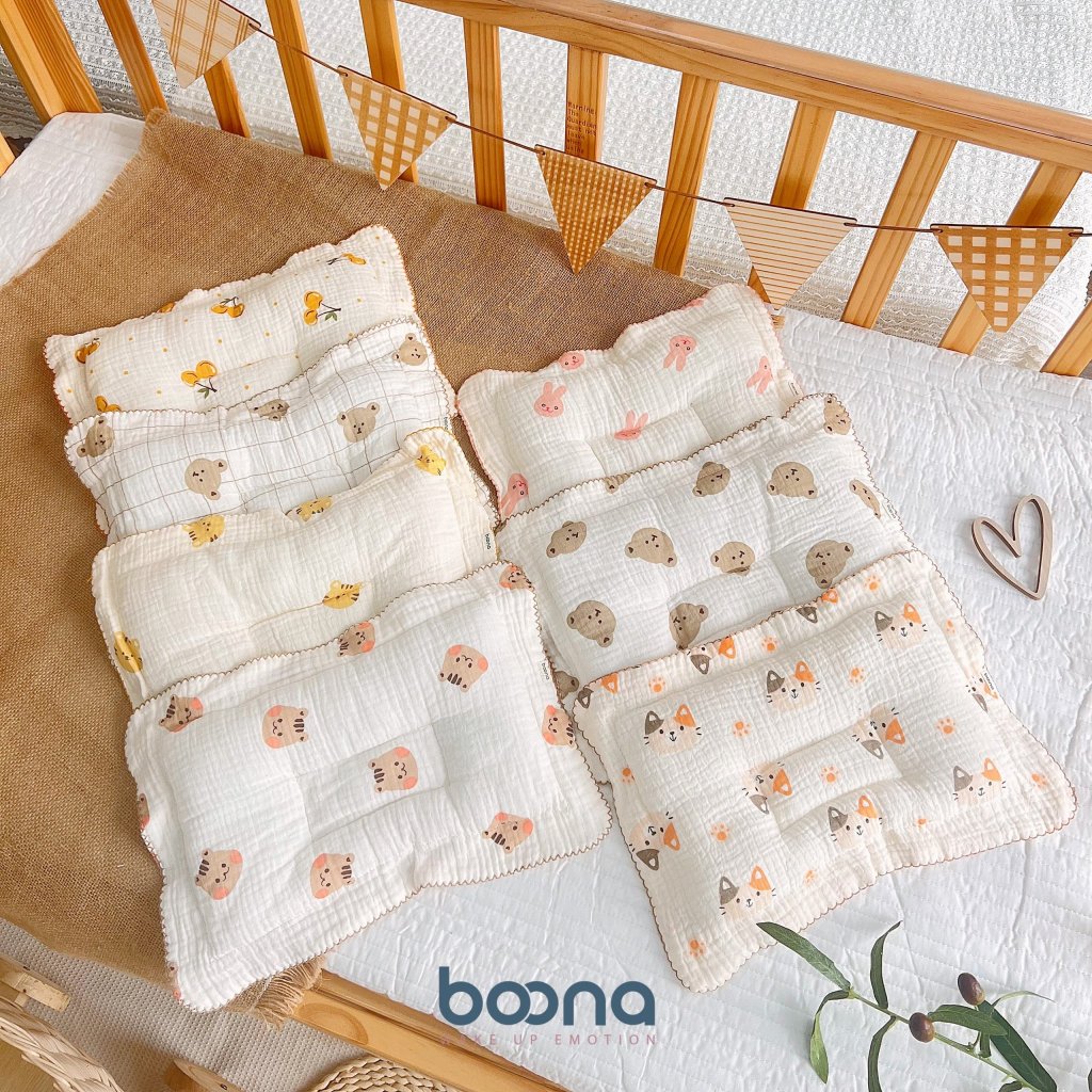 Genuine Boona Baby Bucket Pillow Muslin Fiber Fabric High Quality Anti ...