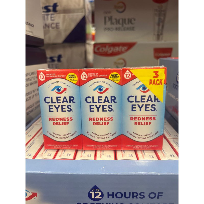 Clear Eyes Redness Relief Usa Eye Drops 15ml | Shopee Malaysia