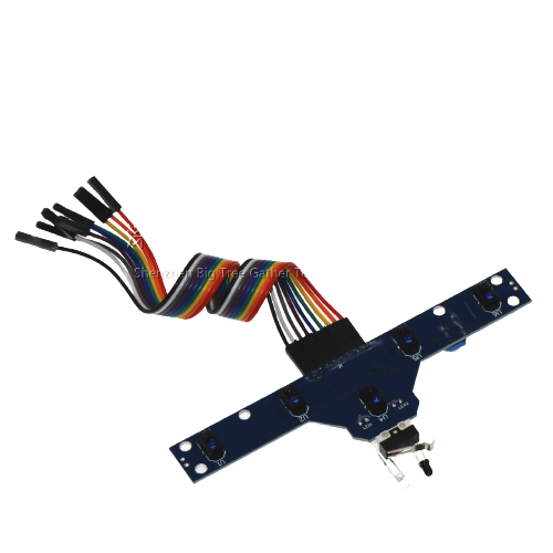 Infrared sensor Module for road detection - obstacle avoidance 5 sensor ...