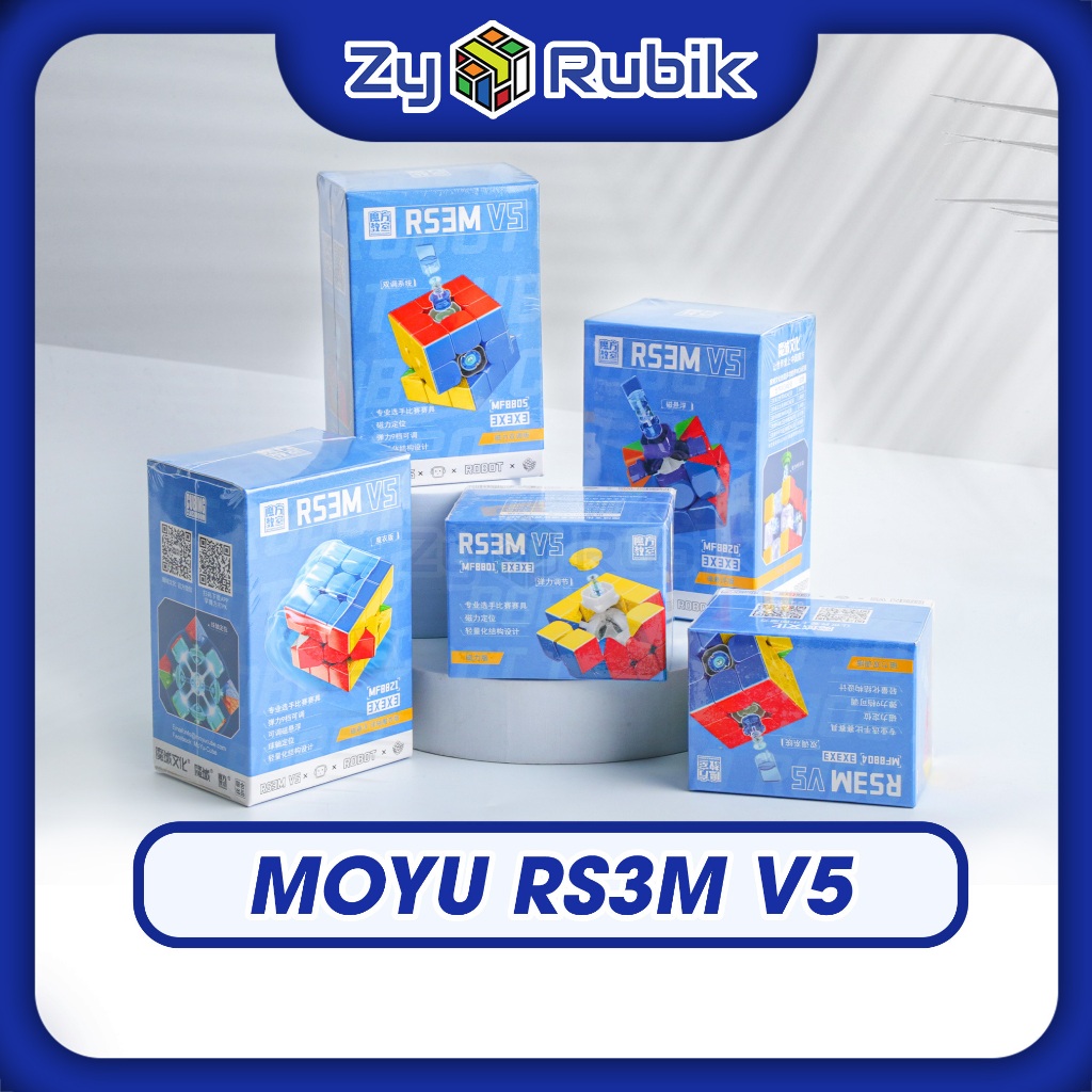 Rubik 2023 Moyu Rs3m V5 5 Magnetic / Maglev / Ballcore UV Version With ...