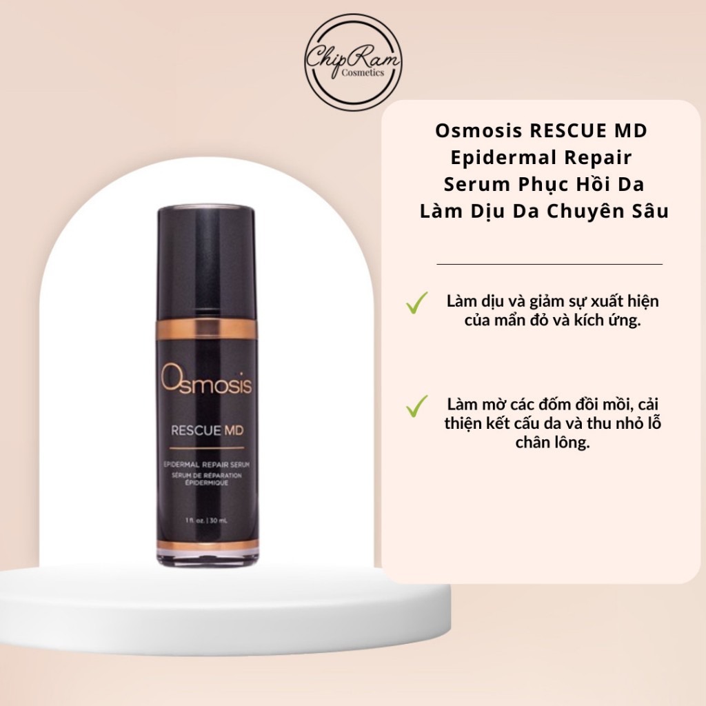 Osmosis RESCUE MD Epidermal Repair Serum, Intensive Skin Soothing 30ml
