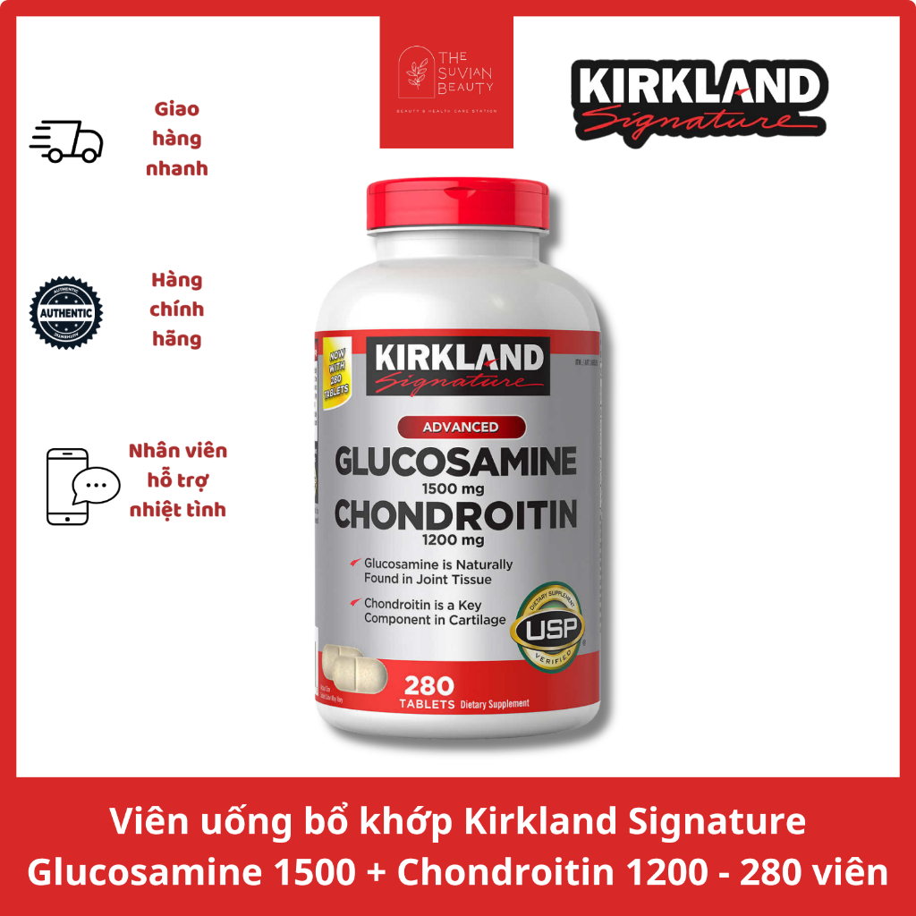 Kirkland Signature Glucosamine + Chondroitin oral tablet 280 tablets