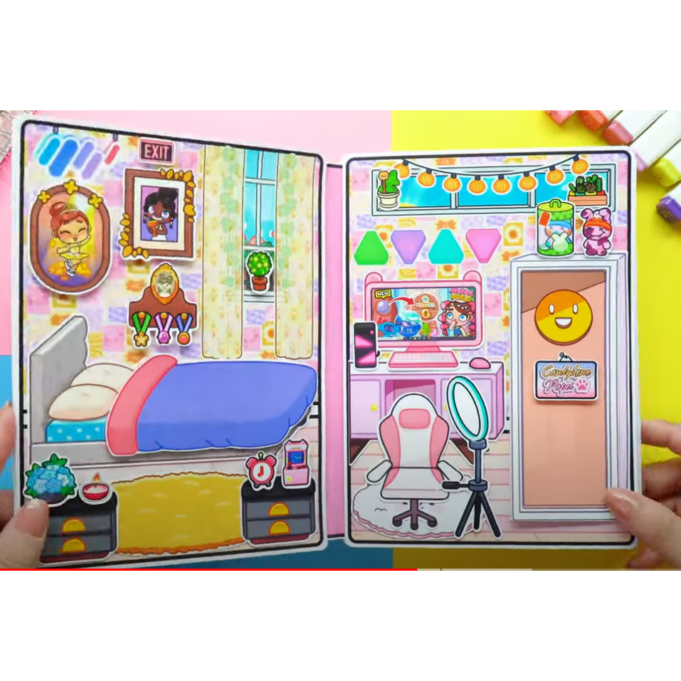 Avatar World Quiet Book 2, Paper Doll House - Candyhome Paper | Shopee ...