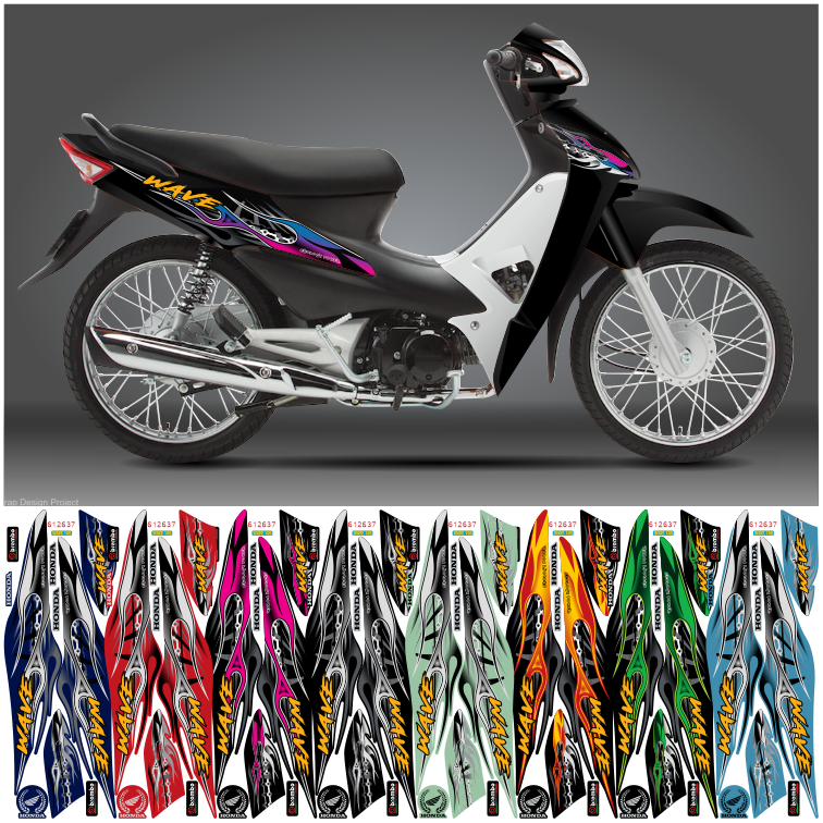 Wave ALPHA 100 Removable Stamp & 50 Wave ALPHA FIRE Patterns 612637 ...