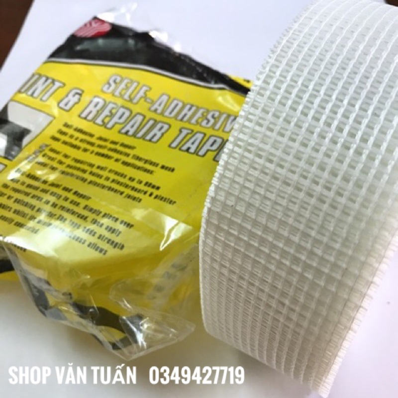 Plaster Mesh Tape 50mm x 90M (Gypsum Joint Processing Tape) Shopee