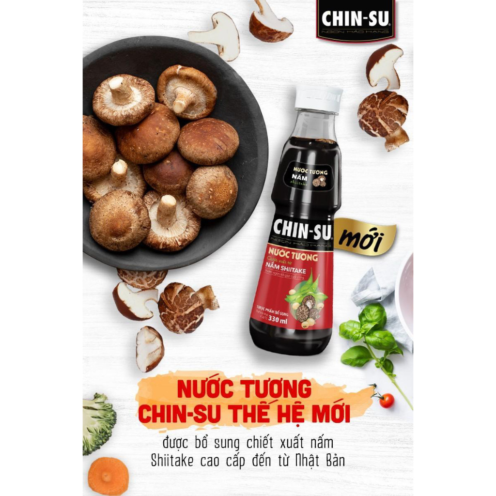 Chinsu Shiitake Mushroom Soy Sauce 330ml Shopee Malaysia