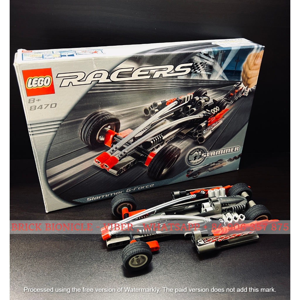 Lego RACES - LEGO SPORTS RACING CAR ASSEMBLY TOY MODEL - 8470 SLAMMER G ...