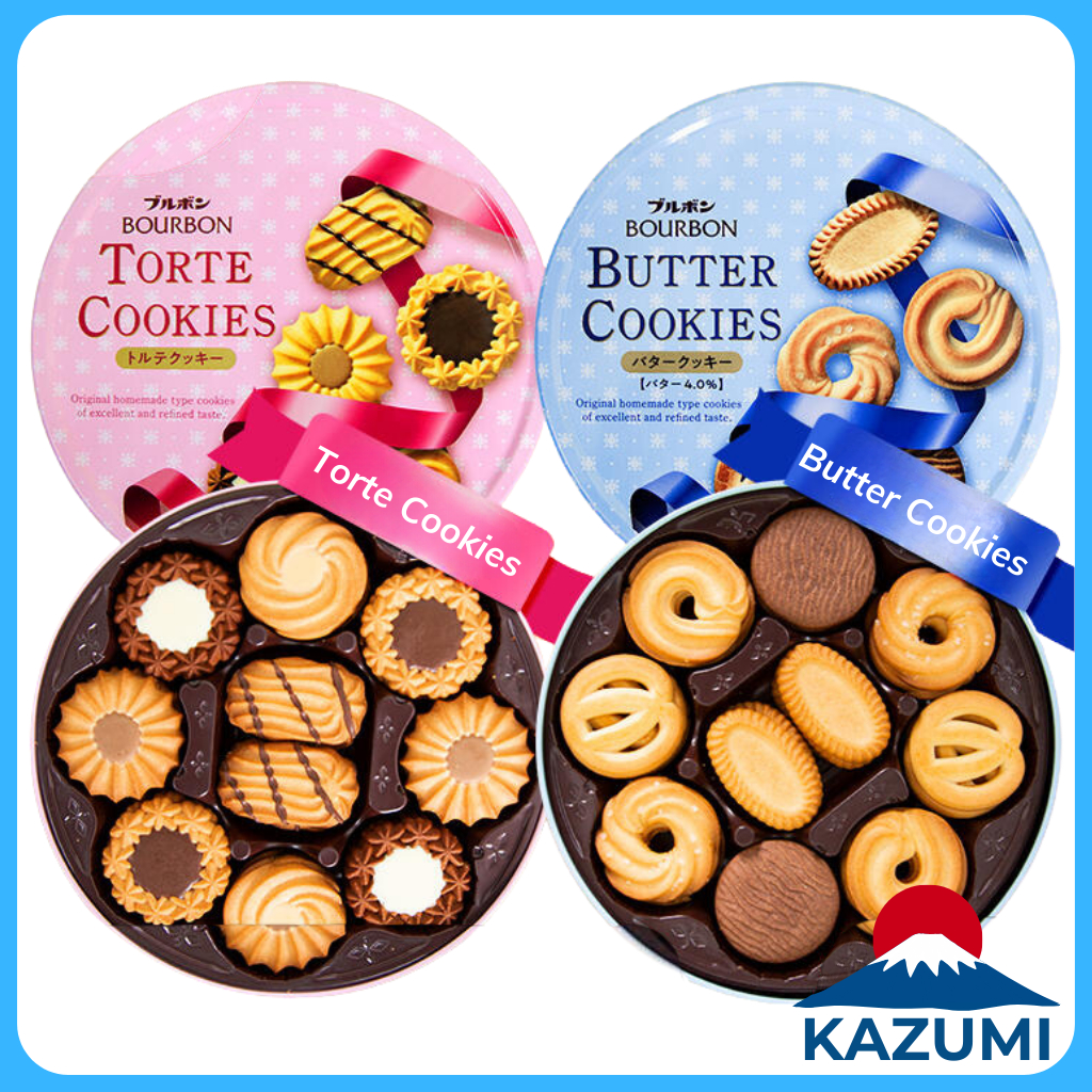Bourbon Butter Cookies Japanese Butter Cookies 60 Pcs [T8 / 2024
