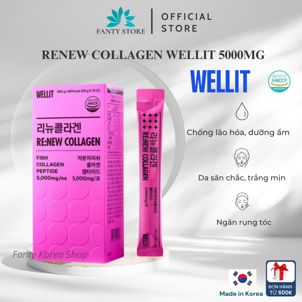 [Korean Standard] Renew Collagen WELLIT High content 5000MG - Skin ...