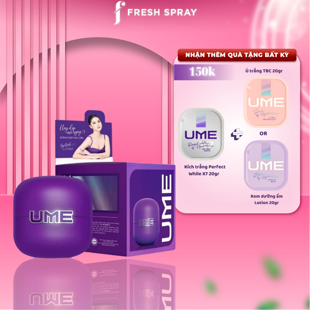 Ume Body Whitening Cream, White Pink Body Sunscreen By Ngoc Trinh