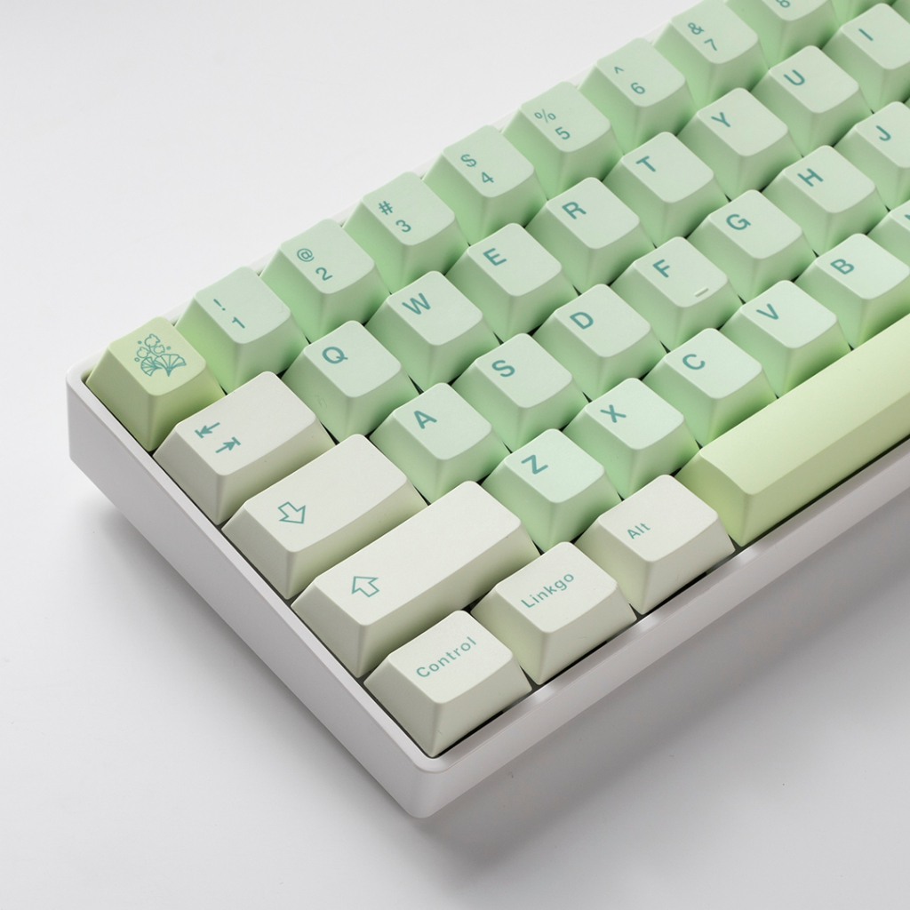Keycap pbt profile cherry 143 Keys Green keycap For Mechanical