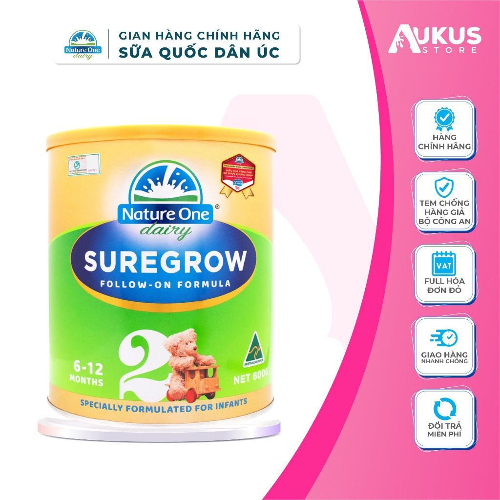 Nature One Dairy SureGrow No. 2 weight gain milk for babies from 612 M Supports babies to
