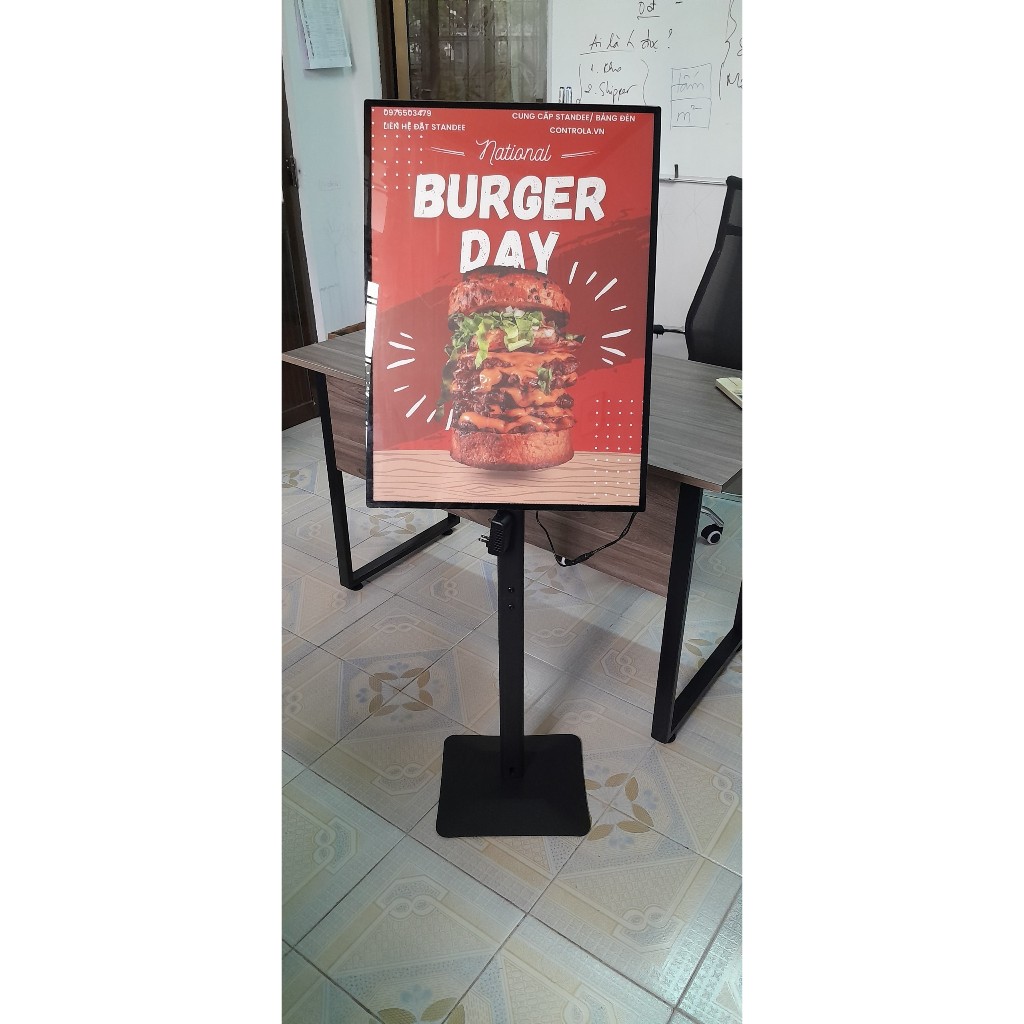 Led menu poster size Ultra-thin light box A2 A3 stand Led poster Led ...