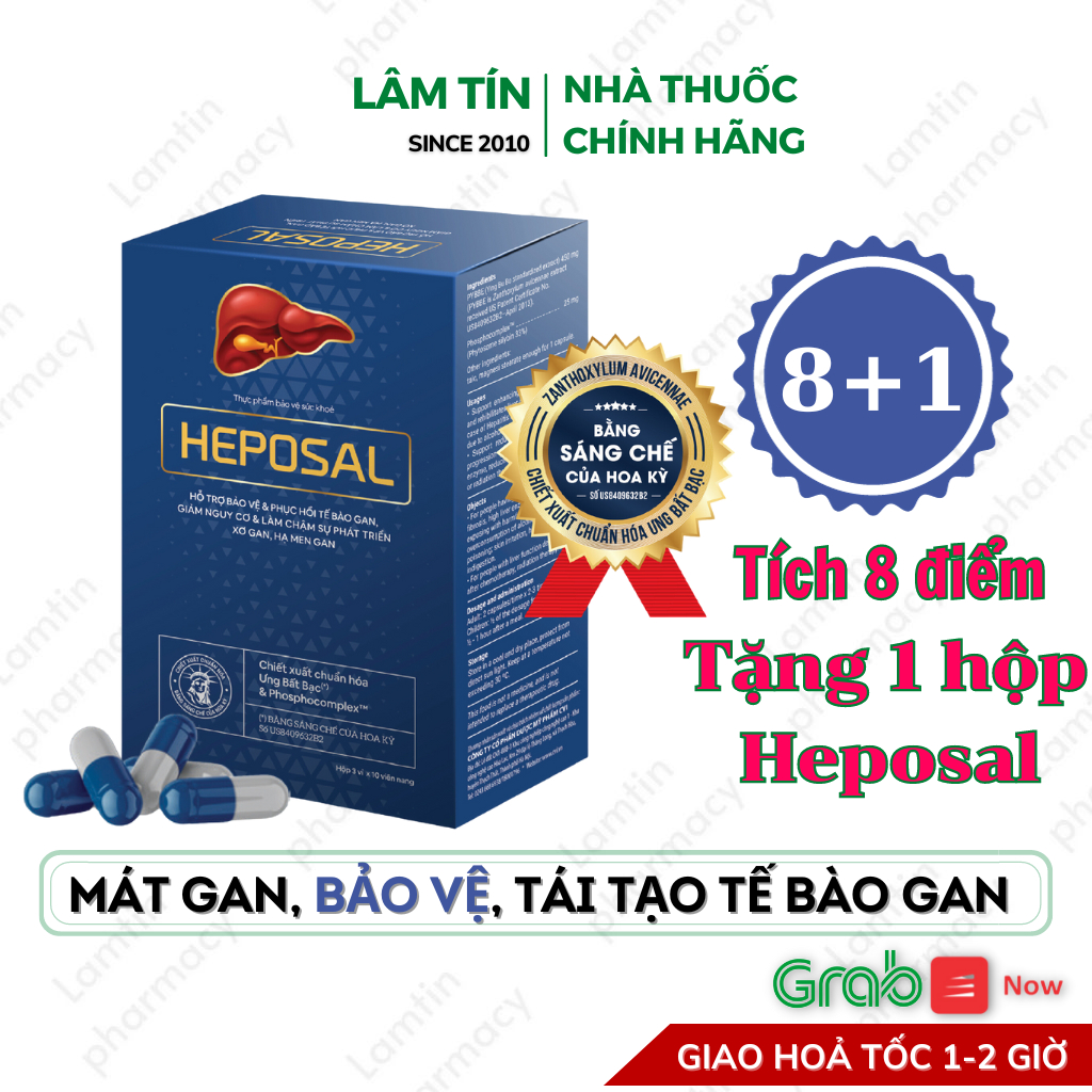 (With Genuine 4L Mask As Gift) Heposal Detox Liver Silymarin Enhances