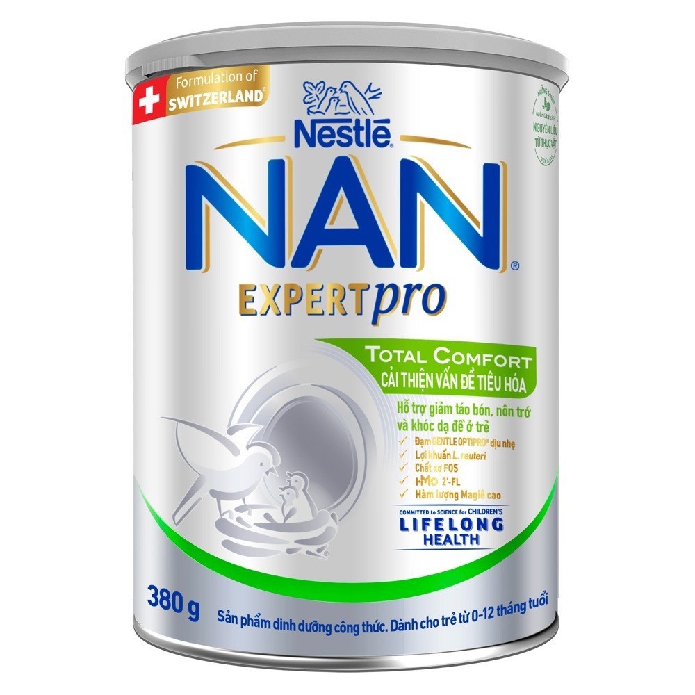 Nan EXPERT PRO TOTAL COMFORT Powdered Milk - 380g Can (New Model / Far ...